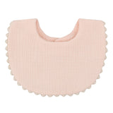 Solid Color Absorbent Baby Tassel Bib