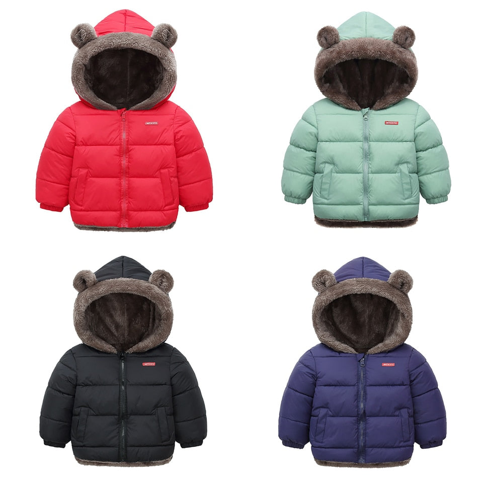 100% Cotton Warm Thickened Girls Jacket