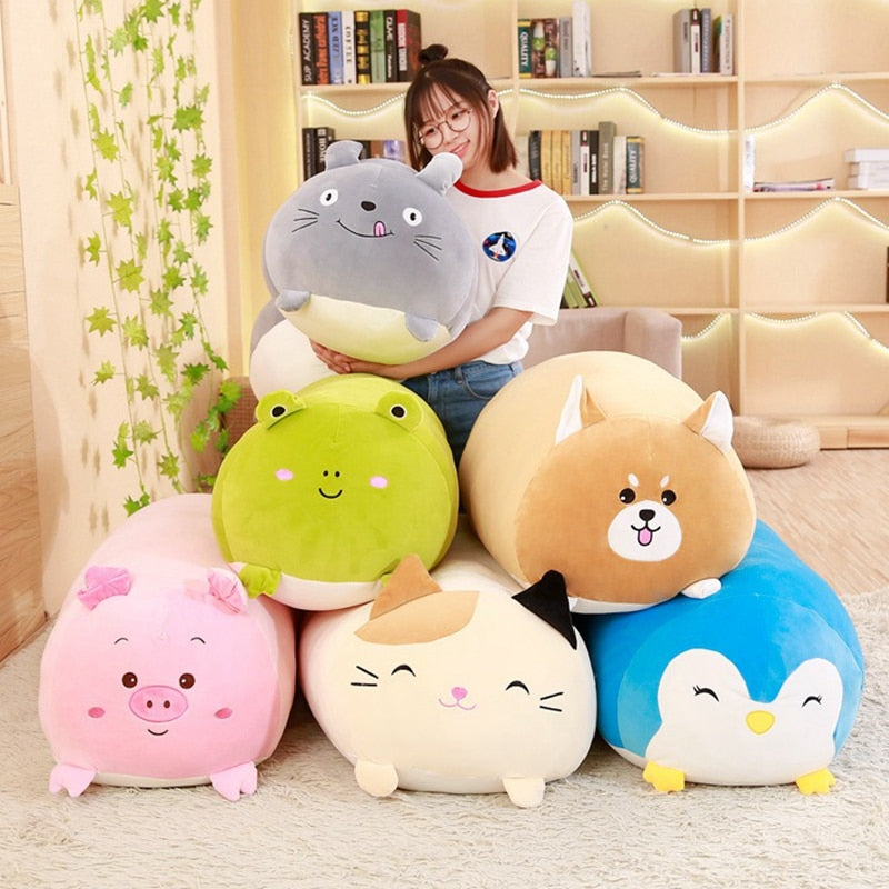 18-28CM Soft Animal Cartoon Pillow Cushion