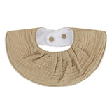 Solid Color Absorbent Baby Tassel Bib