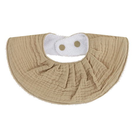 Solid Color Absorbent Baby Tassel Bib