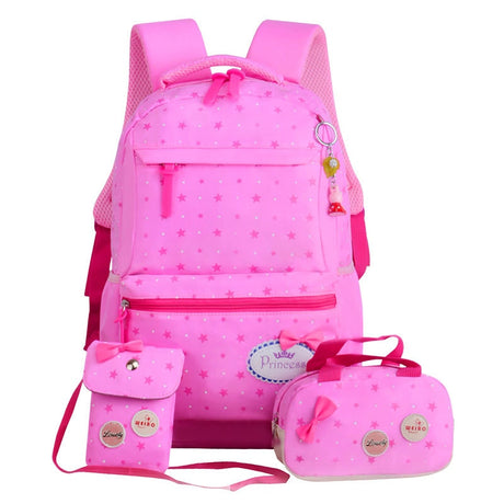 3Pieces Set Children School Bags