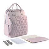 Large Capacity Leather Waterproof Maternity Nappy Bag
