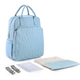 Large Capacity Leather Waterproof Maternity Nappy Bag