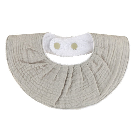 Solid Color Absorbent Baby Tassel Bib