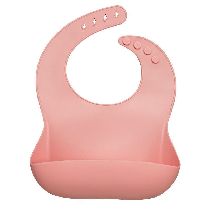 100% Soft Silicon Fashionable Baby Bibs