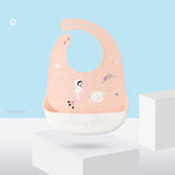 Adjustable Soft Silicone Bibs Burp Cloths