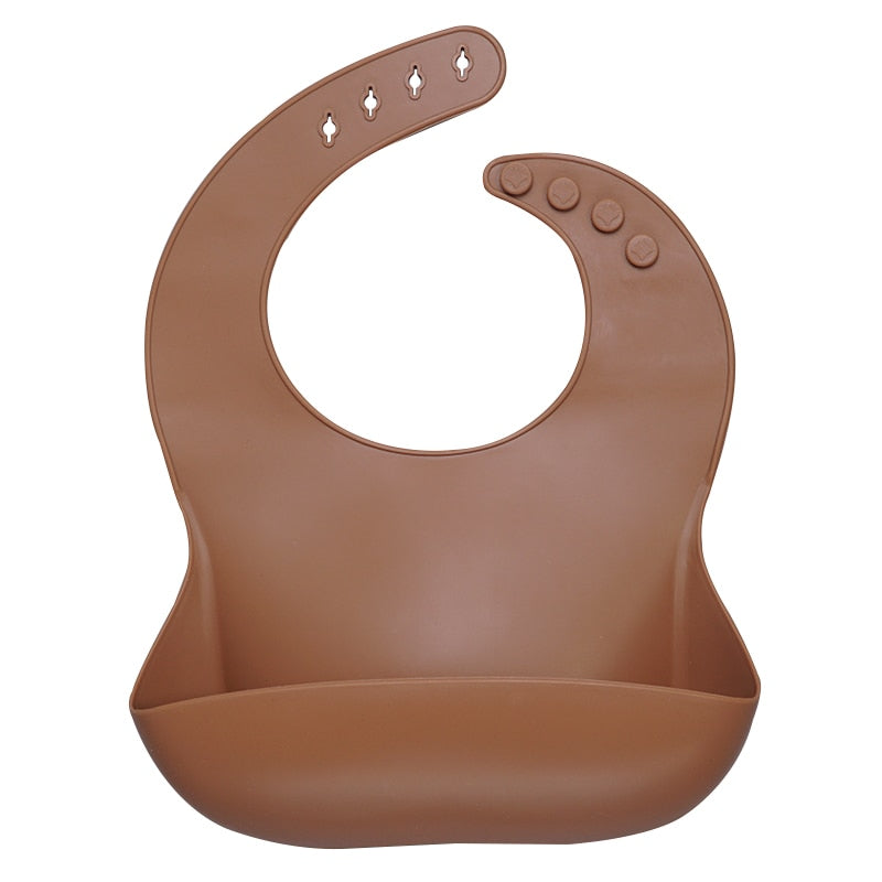 100% Soft Silicon Fashionable Baby Bibs