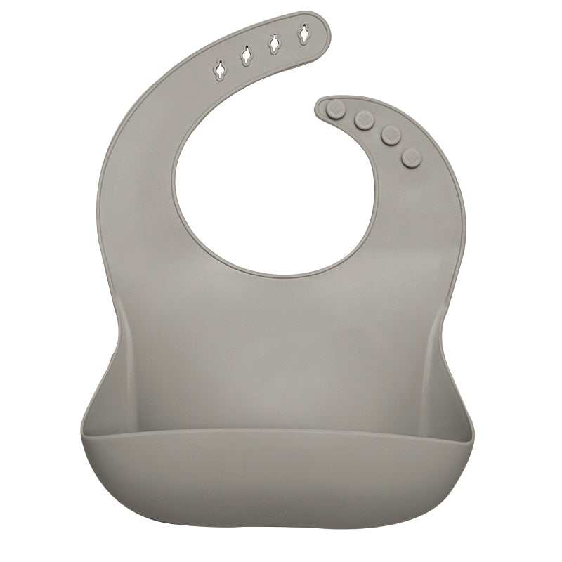 100% Soft Silicon Fashionable Baby Bibs