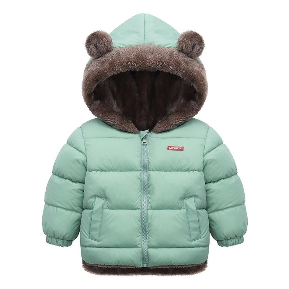100% Cotton Warm Thickened Girls Jacket