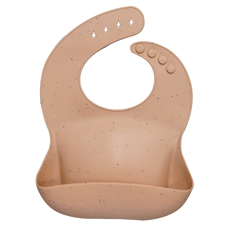 100% Soft Silicon Fashionable Baby Bibs