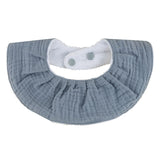 Solid Color Absorbent Baby Tassel Bib