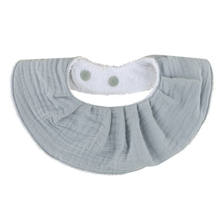 Solid Color Absorbent Baby Tassel Bib