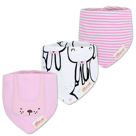 3Pcs Set Baby Triangle Burp Bibs