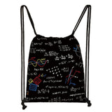 Portable Outdoor Printed Drawstring Bag