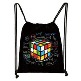 Portable Outdoor Printed Drawstring Bag