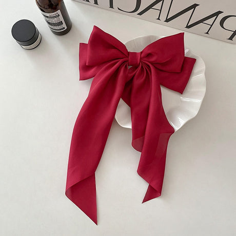 Elegant Style Bow Ribbon Girls Hair Clip