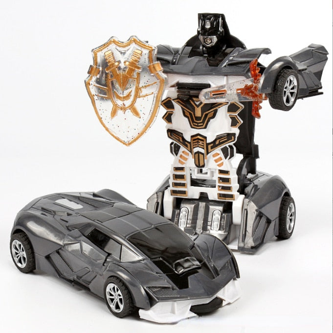 Automatic One-key Deformation Car Toys