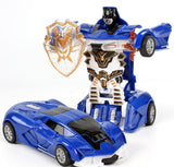 Automatic One-key Deformation Car Toys