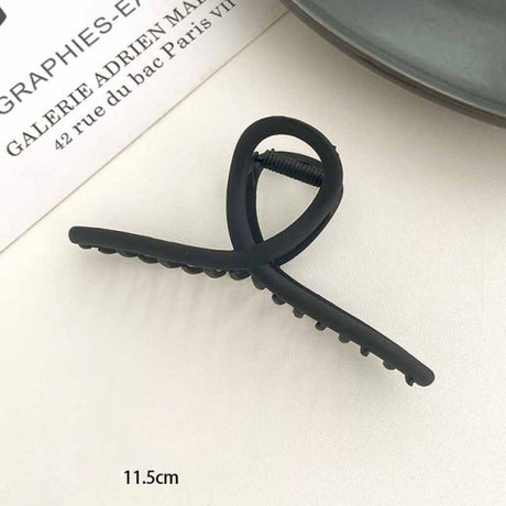 1PC Black Large Hair Claws Elegant Acrylic Hair Clip