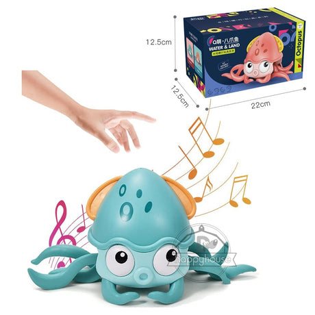 Interactive LED Crawling Crab Baby Toys with Music