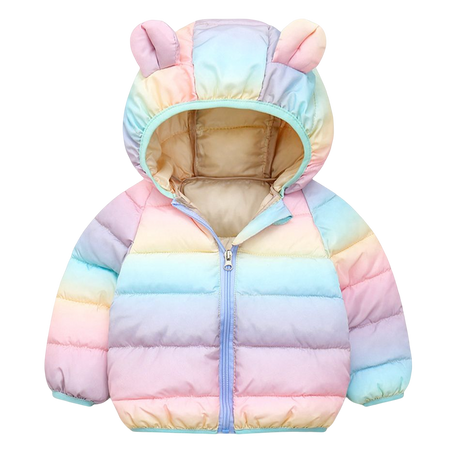 100% Cotton Warm Thickened Girls Jacket