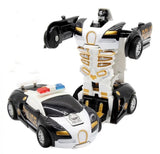 Automatic One-key Deformation Car Toys