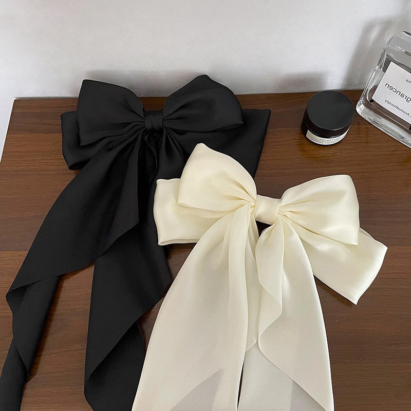 Elegant Style Bow Ribbon Girls Hair Clip