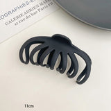 1PC Black Large Hair Claws Elegant Acrylic Hair Clip