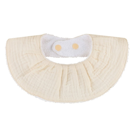 Solid Color Absorbent Baby Tassel Bib