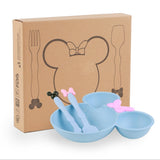 3Pcs/ Set Of Cartoon Baby Bowl Tableware