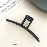 1PC Black Large Hair Claws Elegant Acrylic Hair Clip